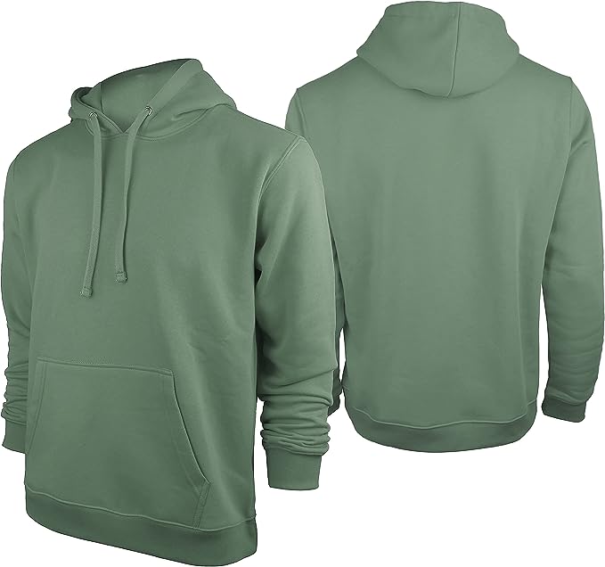 VIBANTI Men’s Green Pullover Hoodie - Image